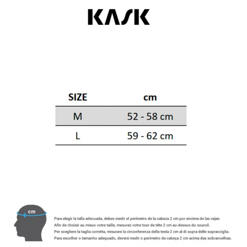 Kask Rapido weißer Helm - Versand 24h - Beste Preise
