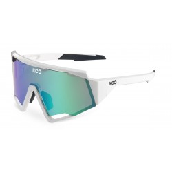 KOO Spectro weiß/grün Linse grün Brille - Versand 24h