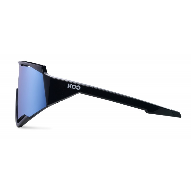 KOO Spectro schwarz Linse türkis Spiegel Brille - Versand 24h
