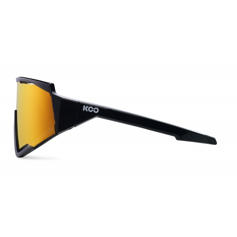 KOO Spectro schwarz/rot Linse Rote Spiegel Brille - Versand 24h