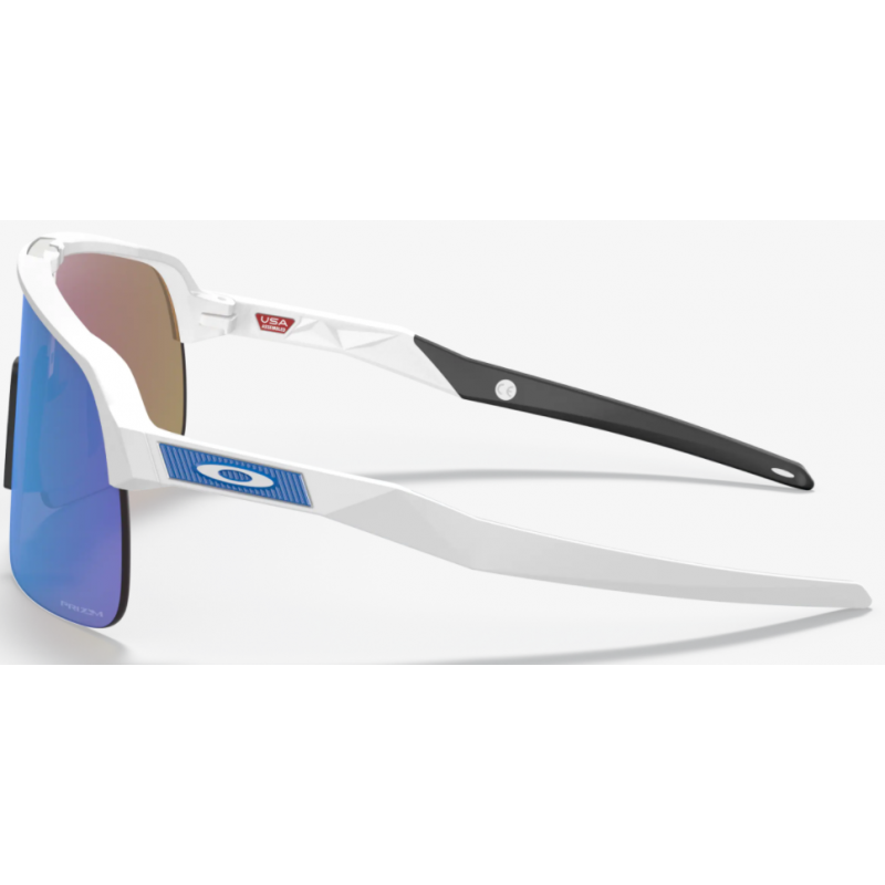Oakley Sutro Lite Matte Weiß Linse Prizm Sapphire OO9463-1939