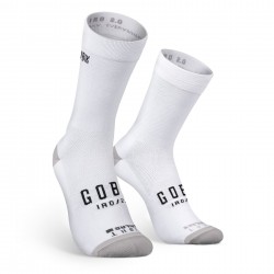 Gobik Iro 2.0 weiße Logo Unisex Socken - Versand 24h