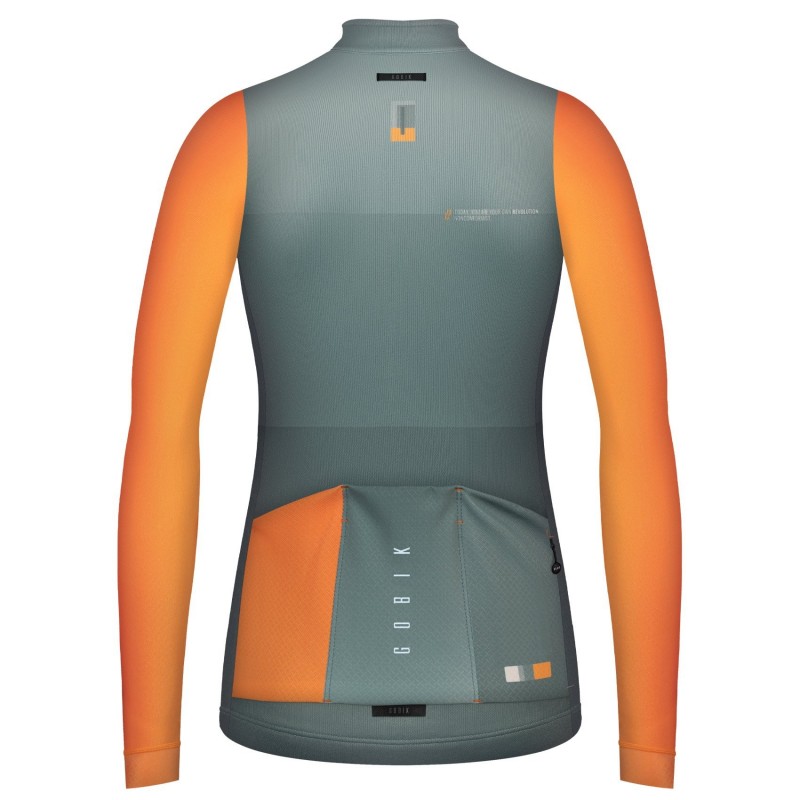 Gobik Cobble Nectarine Frau langärmliges Trikot - Versand 24h