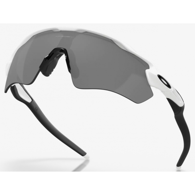 Oakley Radar EV Path Polished White Linse Prizm Black Polarisiert