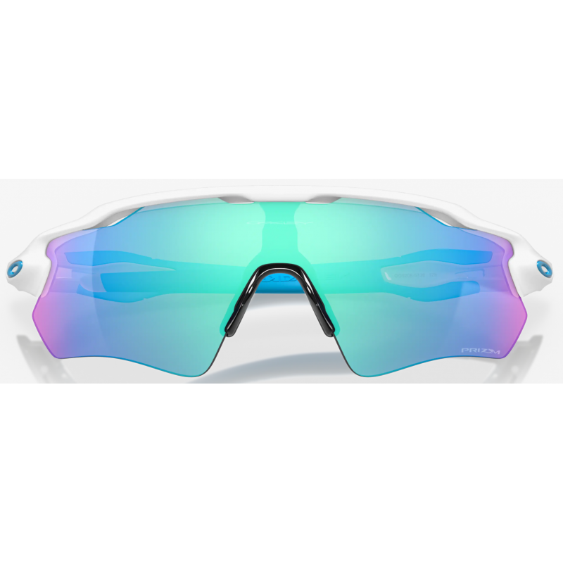Oakley Radar EV Path polierte weiße Linse Prizm Sapphire OO9208-5738