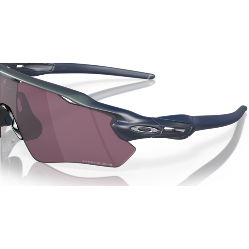 Oakley Radar EV Path Matte Silber/Blaue Farbenwechsel Linse prizm Straße schwarz