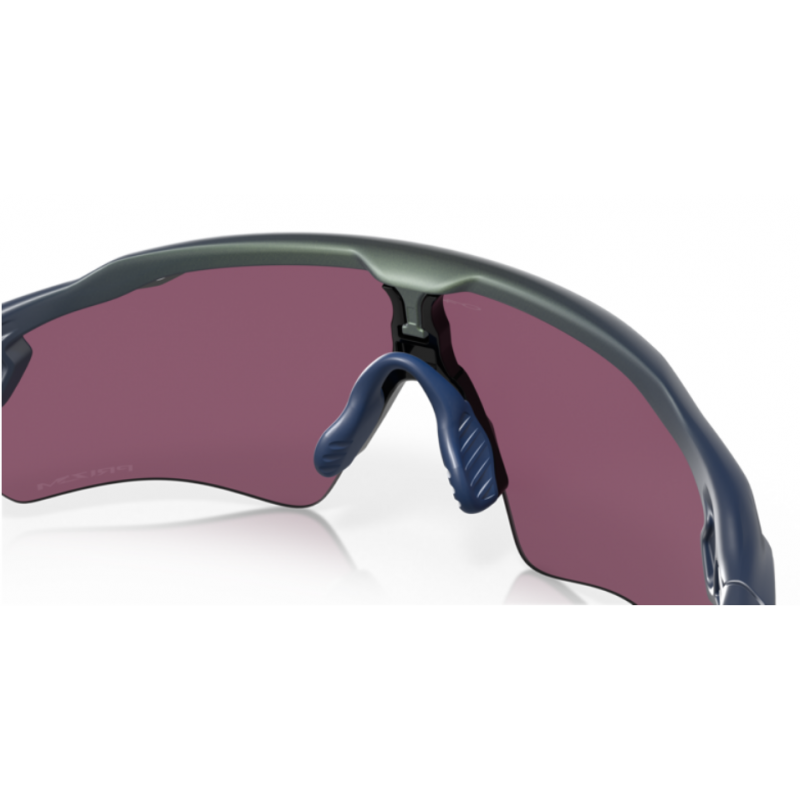 Oakley Radar EV Path Matte Silber/Blaue Farbenwechsel Linse prizm Straße schwarz