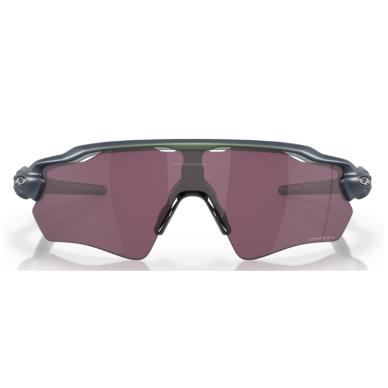 Oakley Radar EV Path Matte Silber/Blaue Farbenwechsel Linse prizm Straße schwarz
